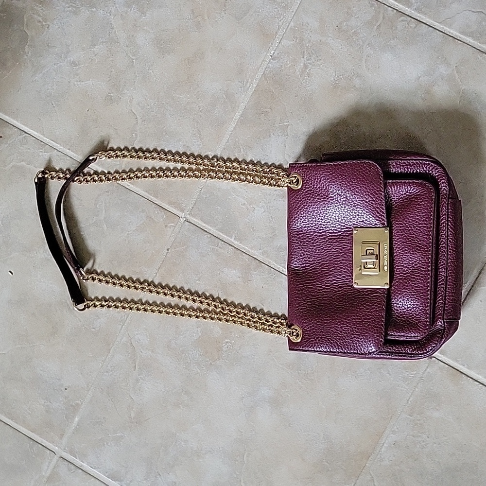 MICHAEL KORS LEATHER SHOULDER/CROSSBODY BAG